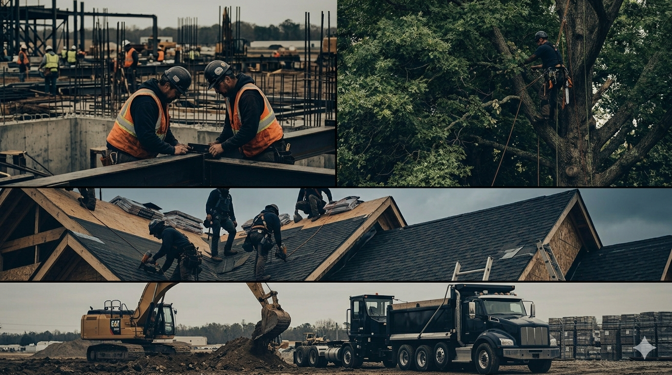 Service business crews